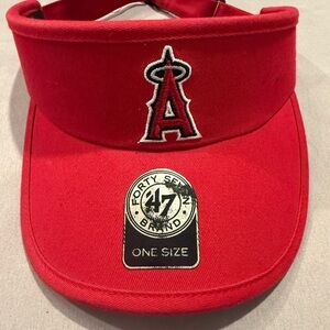 '47 Angels Baseball Red Visor